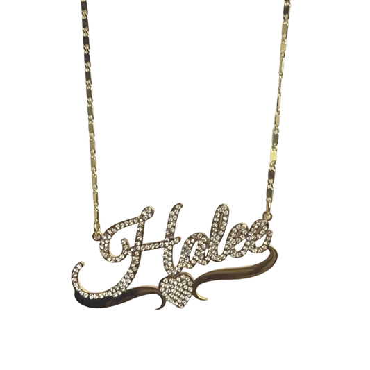 Decorative hairpin with intricate design on a light gray background