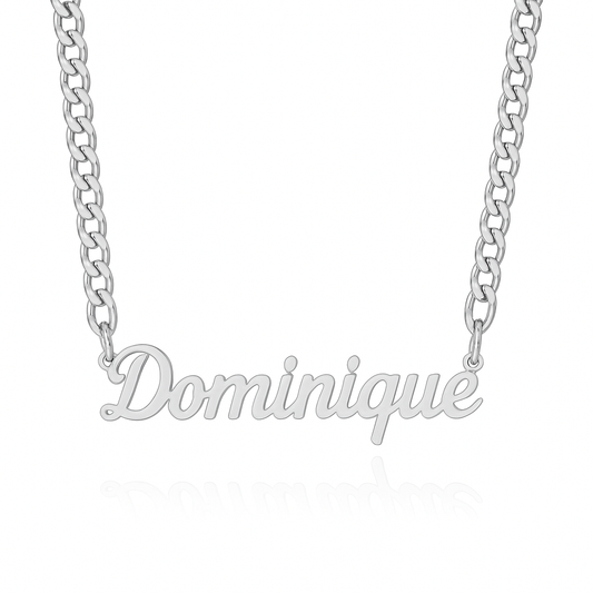 Custom Cuban Nameplate Necklace