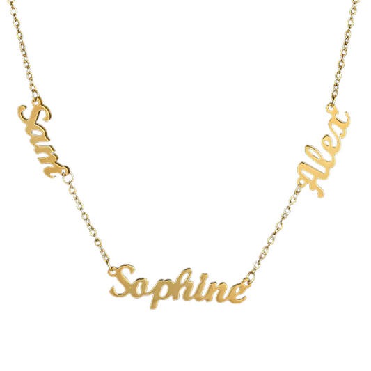 Custom Multiple Name Necklace