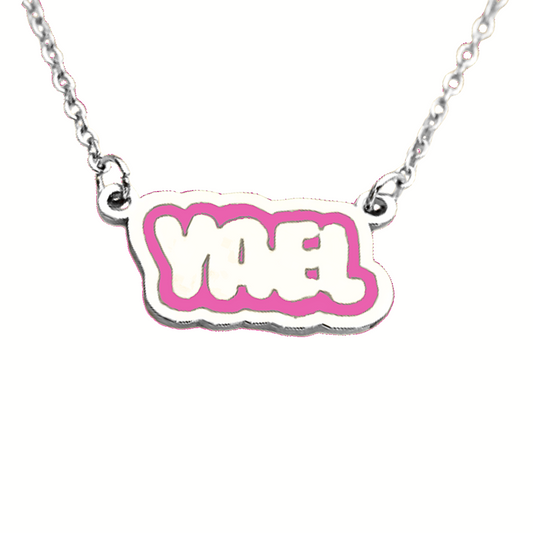 Custom Name Enamel Necklace