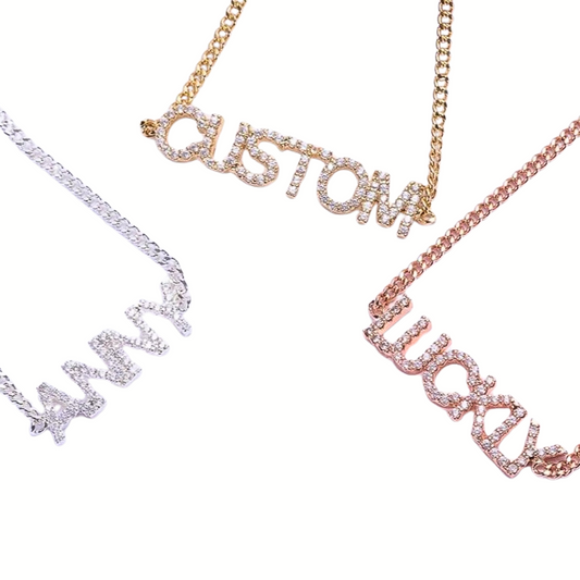 Crystal Custom Name Anklet/Bracelet