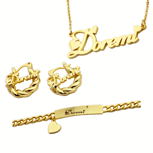 Conjunto de joyería personalizado para niños