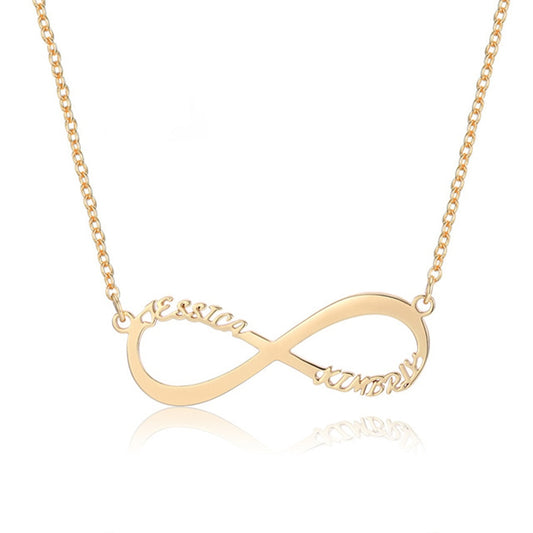 Infinity custom name bracelet with personalized engraving and infinity symbol design – Queendom Treasurez.