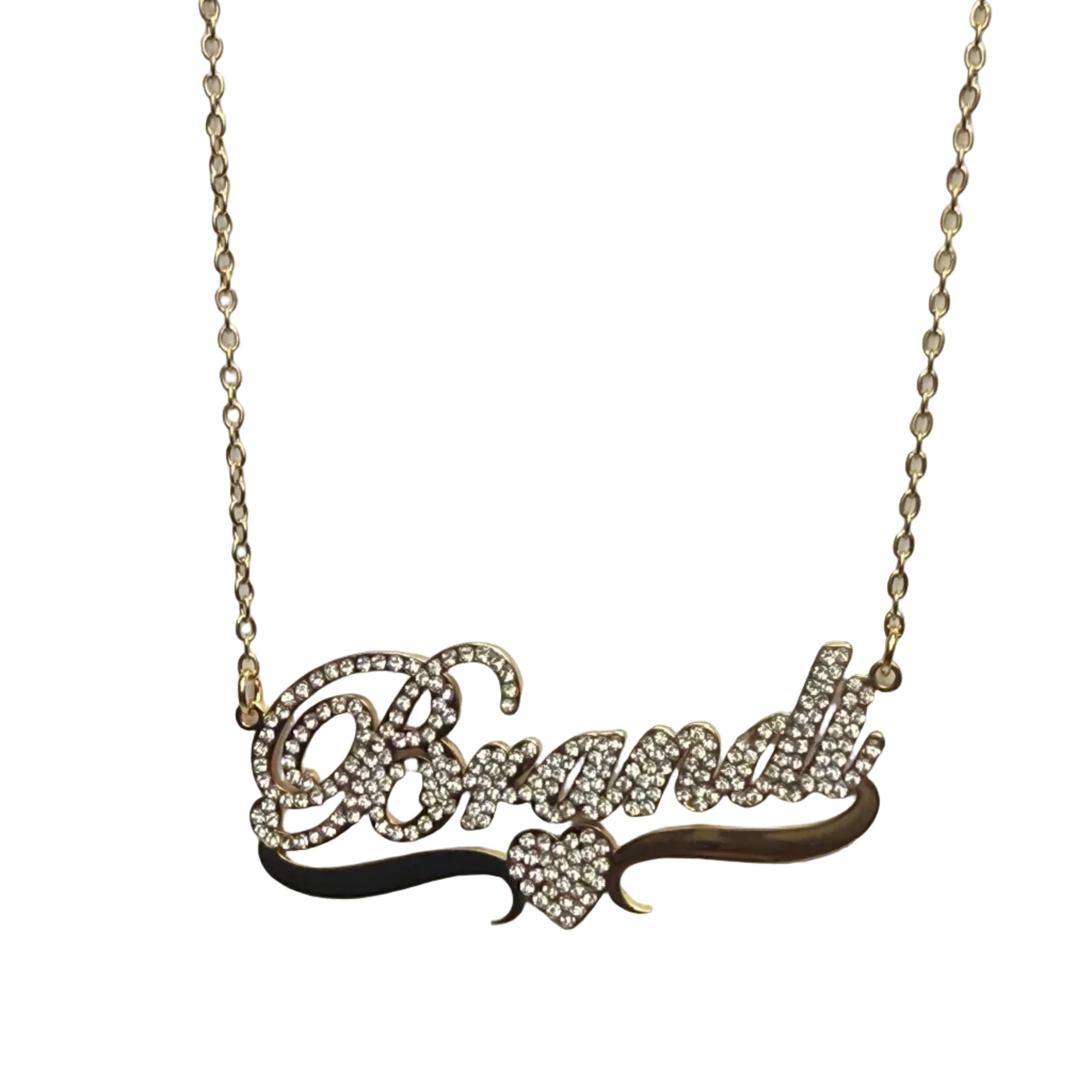 Decorative necklace with intricate design on a light background