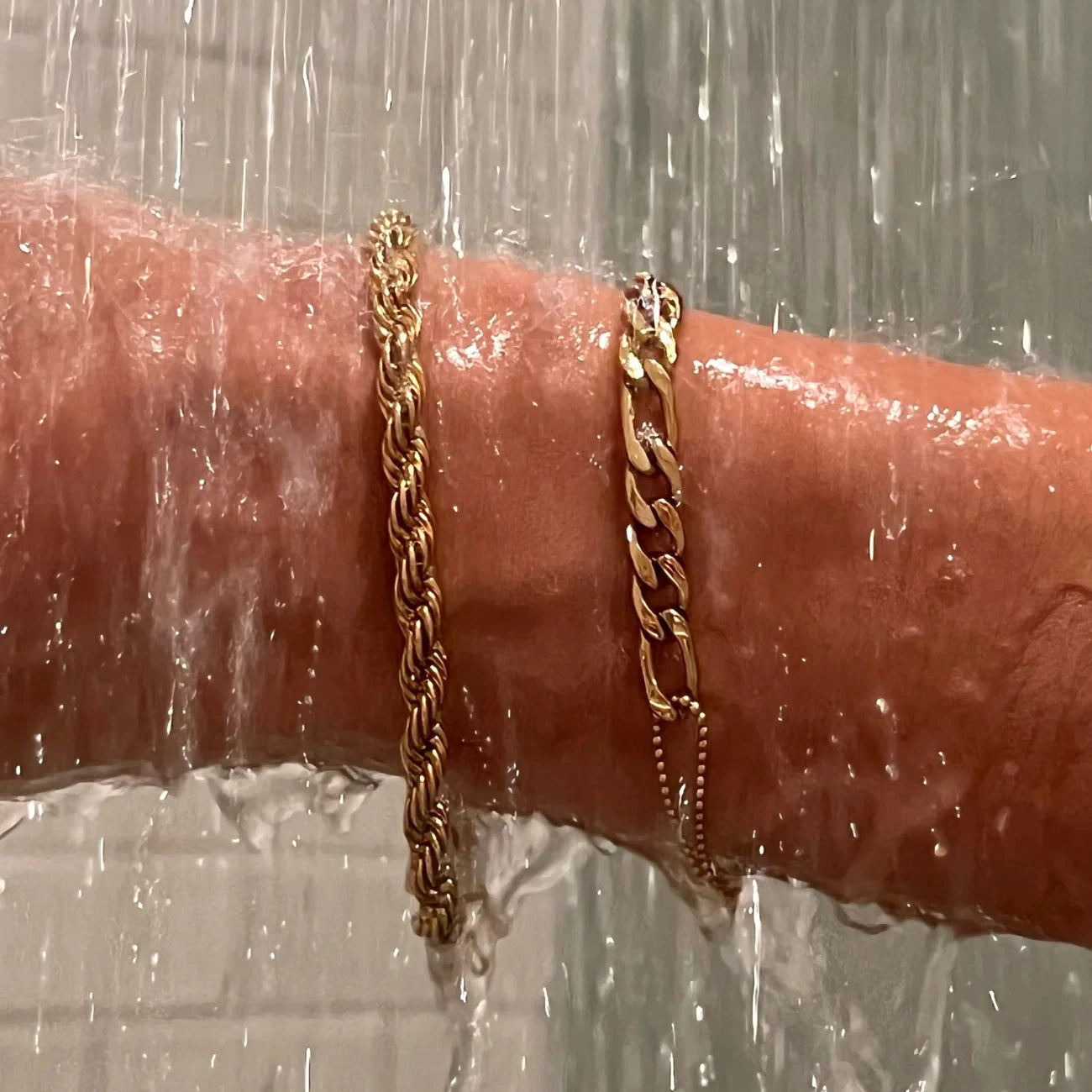 18k 5mm Rope Chain Bracelet