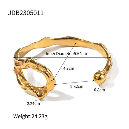 18K Milani Geometric Bangle