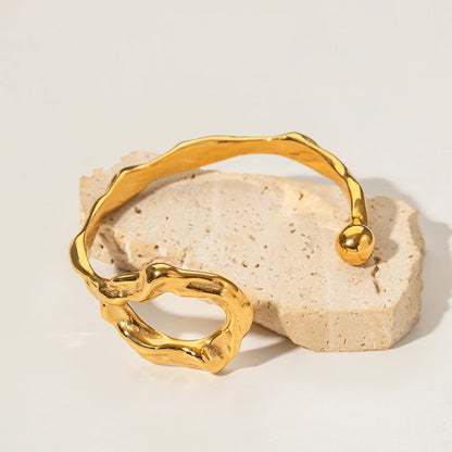 18K Milani Geometric Bangle