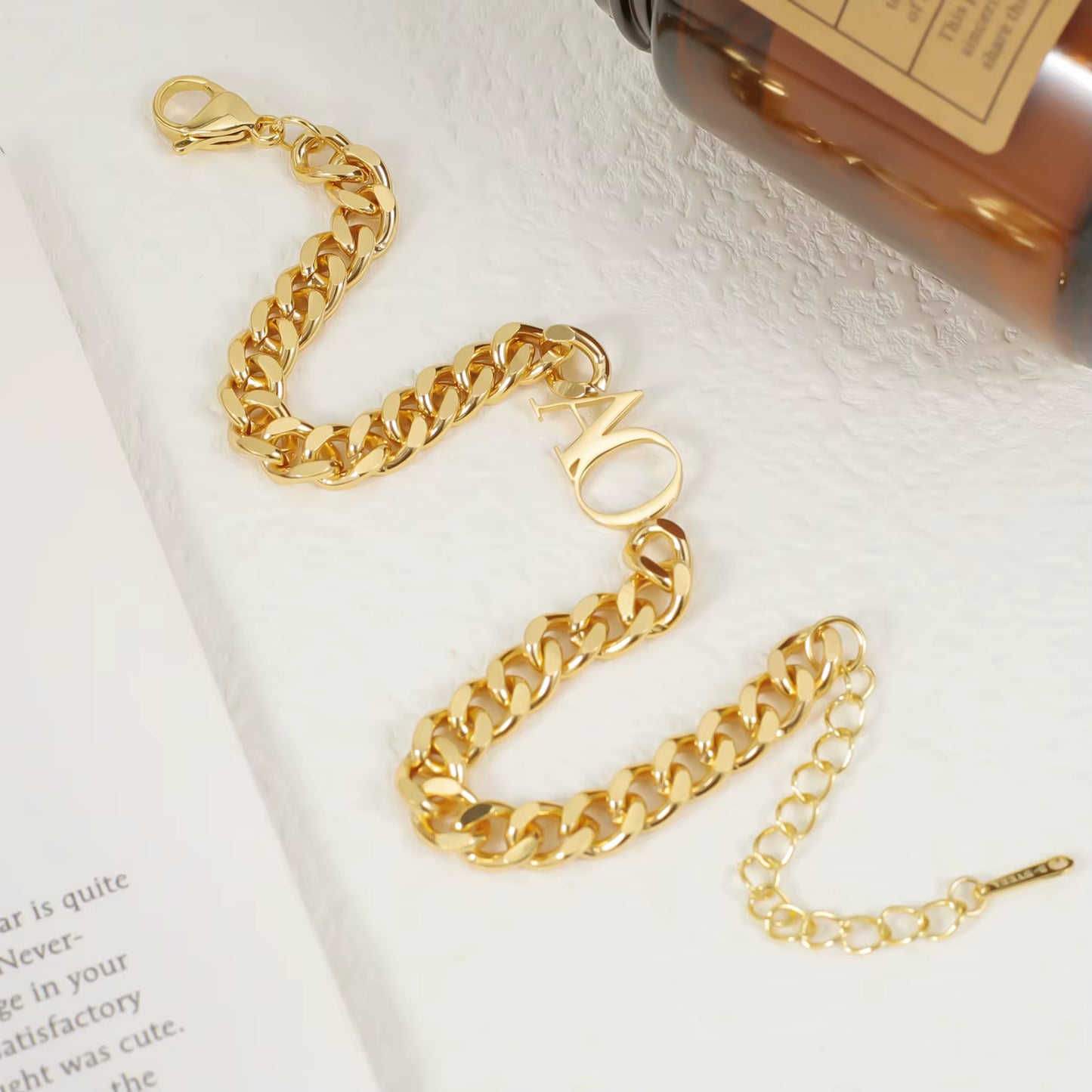 Custom Initials Chunky Cuban Bracelet/Anklet