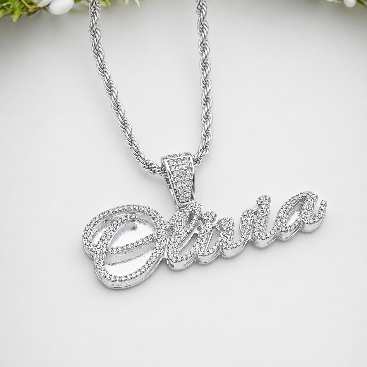 Halo Script Name Necklace