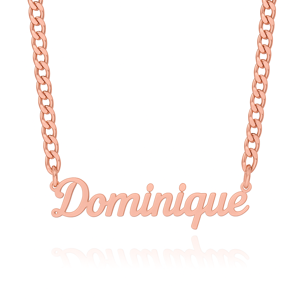 Custom Cuban Nameplate Necklace