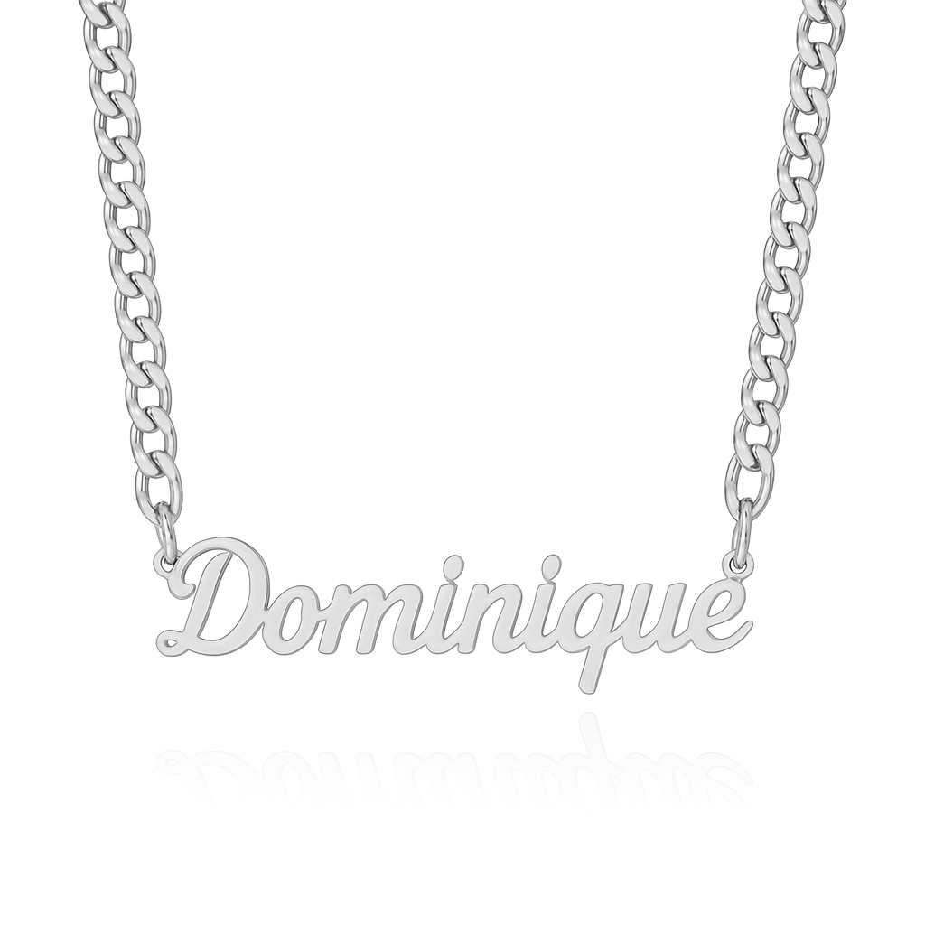 Custom Cuban Nameplate Necklace