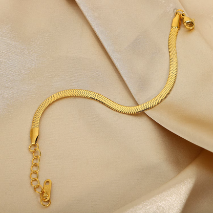 18k Snake Chain Bracelet