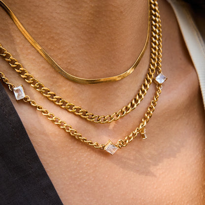 Chloe Diamond Drop Chain
