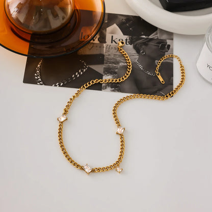 Chloe Diamond Drop Chain