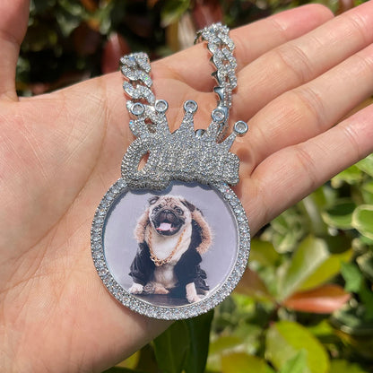 Queen Custom Photo Necklace