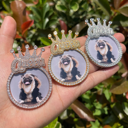 Queen Custom Photo Necklace