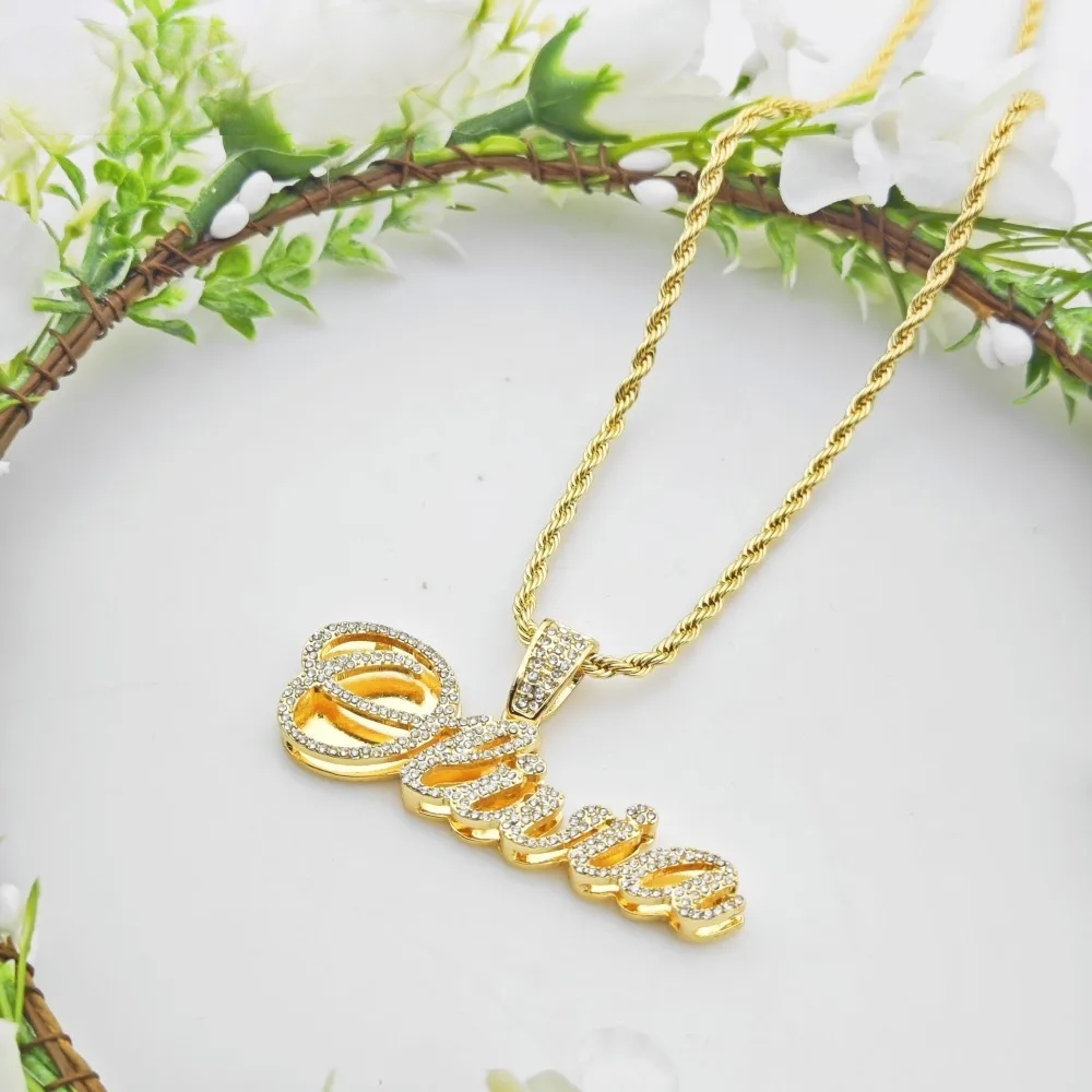 Halo Script Name Necklace