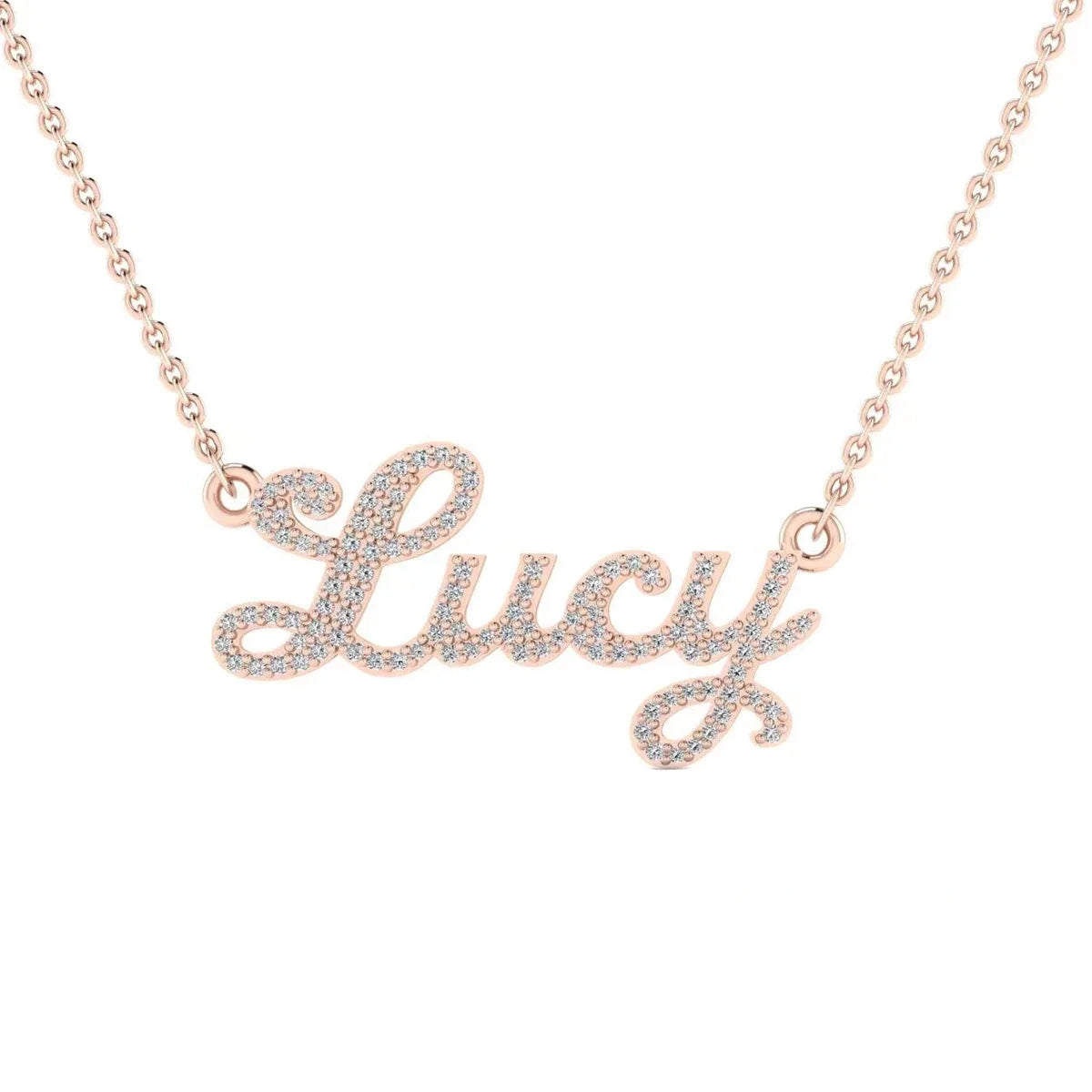 The Signature Moissanite Name Necklace