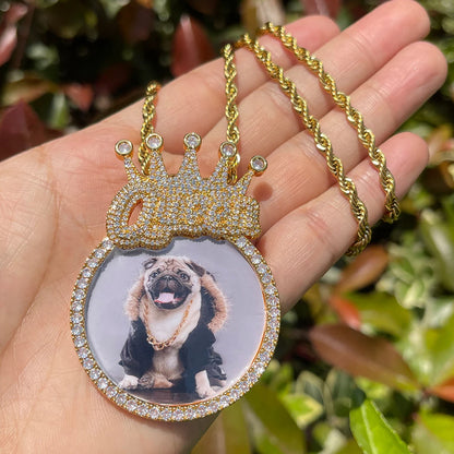 Queen Custom Photo Necklace