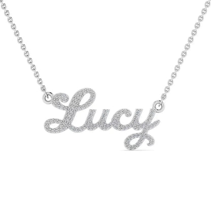 The Signature Moissanite Name Necklace