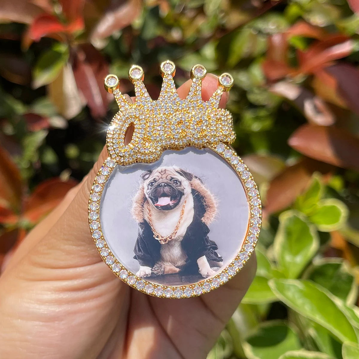 Queen Custom Photo Necklace