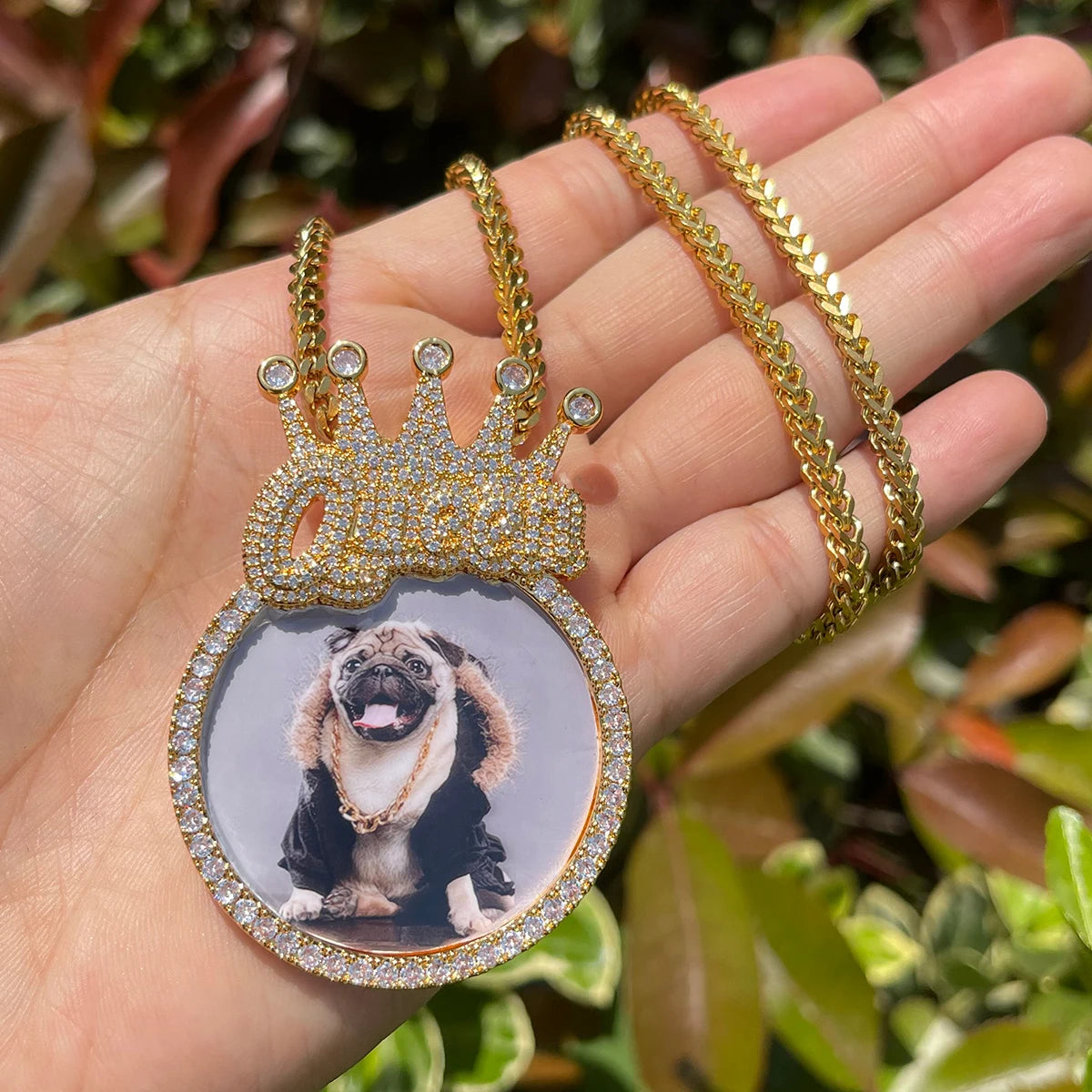 Queen Custom Photo Necklace