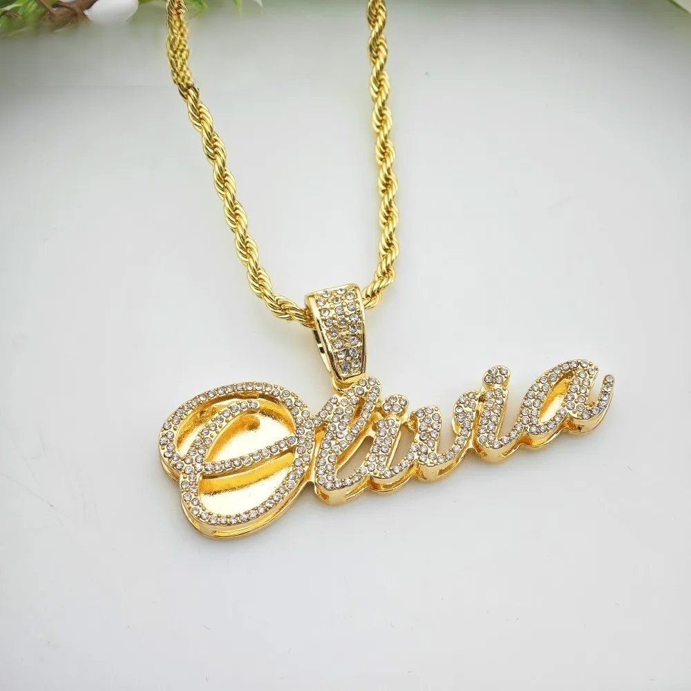 Halo Script Name Necklace