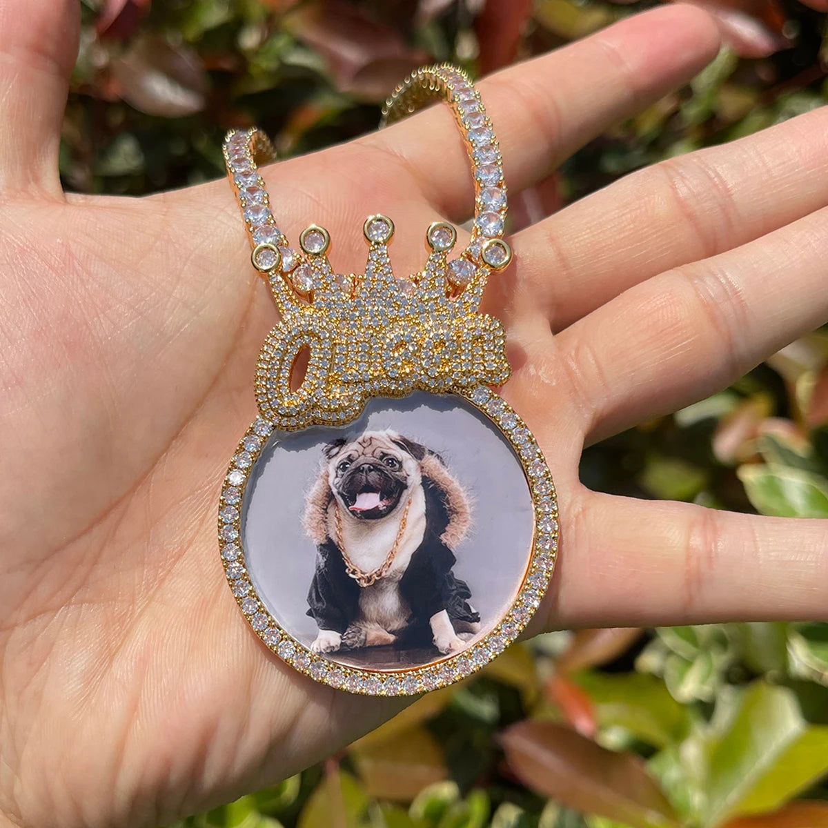 Queen Custom Photo Necklace