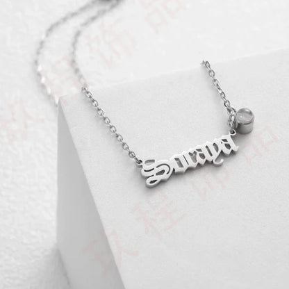 Custom Name Photo Projection Necklace