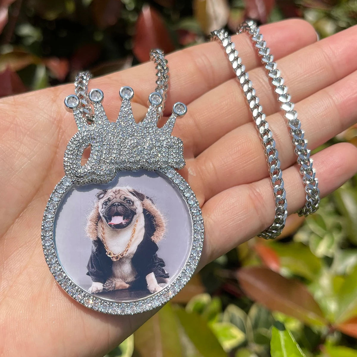 Queen Custom Photo Necklace