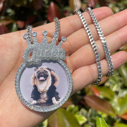 Queen Custom Photo Necklace