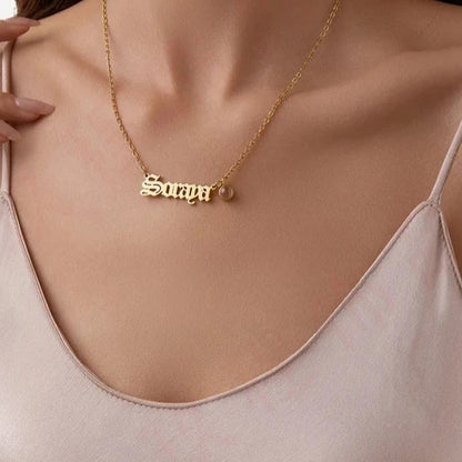 Custom Name Photo Projection Necklace