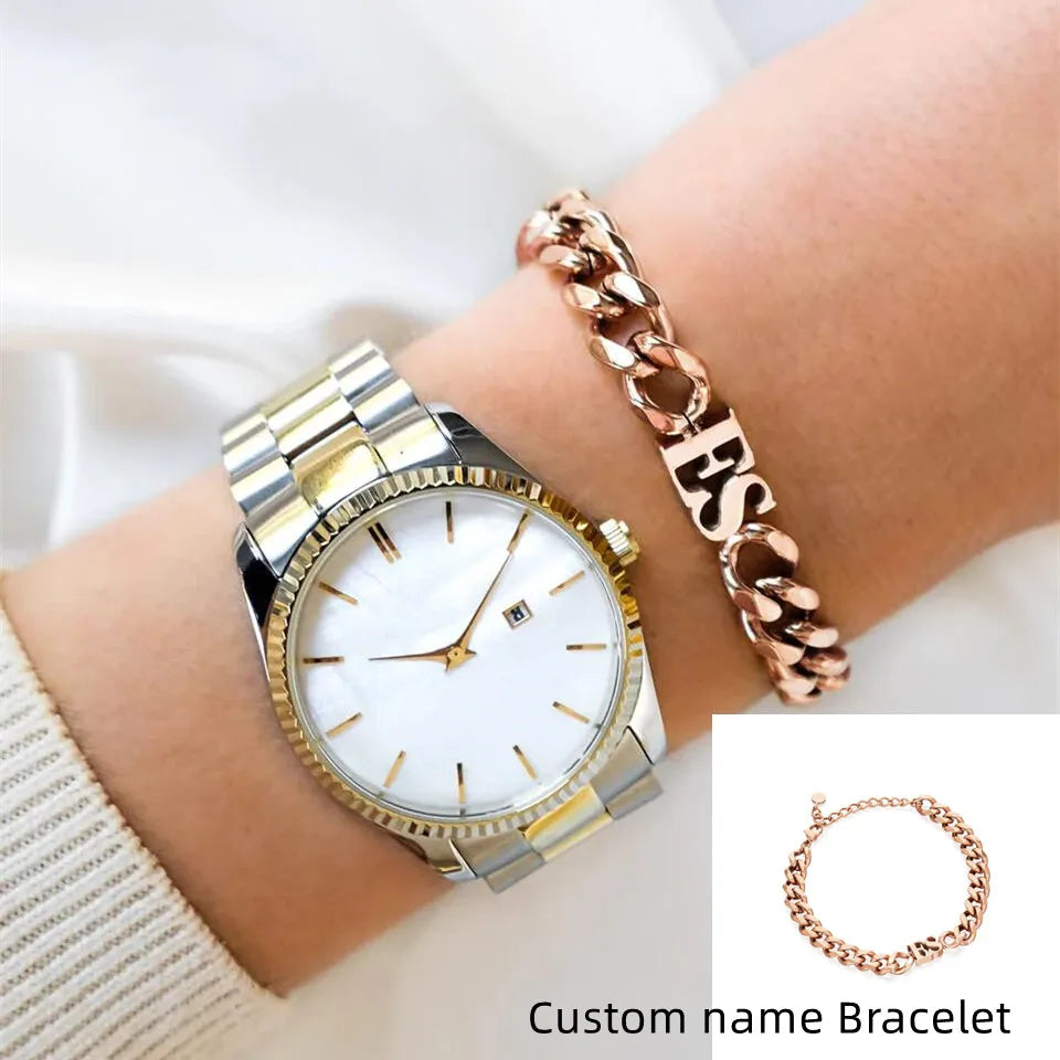 Custom Initials Chunky Cuban Bracelet/Anklet