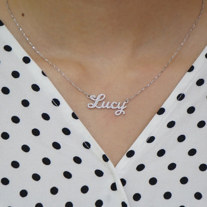 The Signature Moissanite Name Necklace