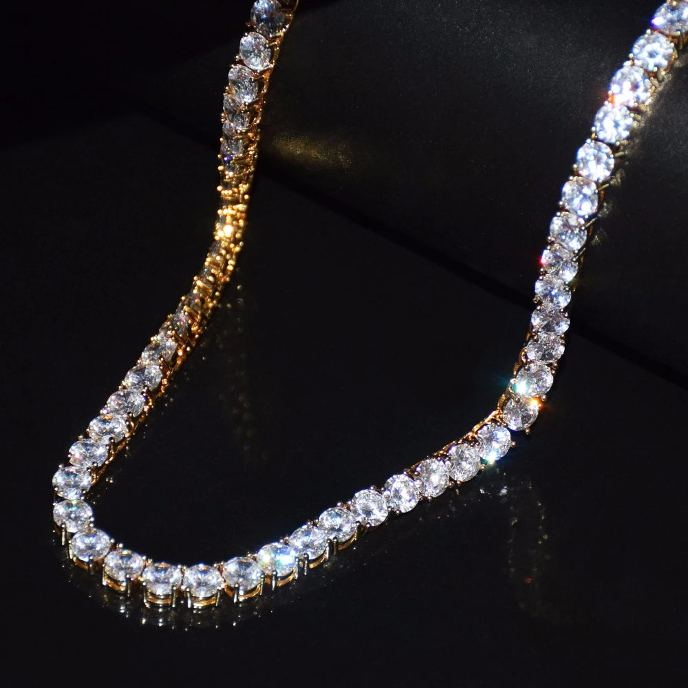 Tennis Chain Necklace - Queendom Treasurez 