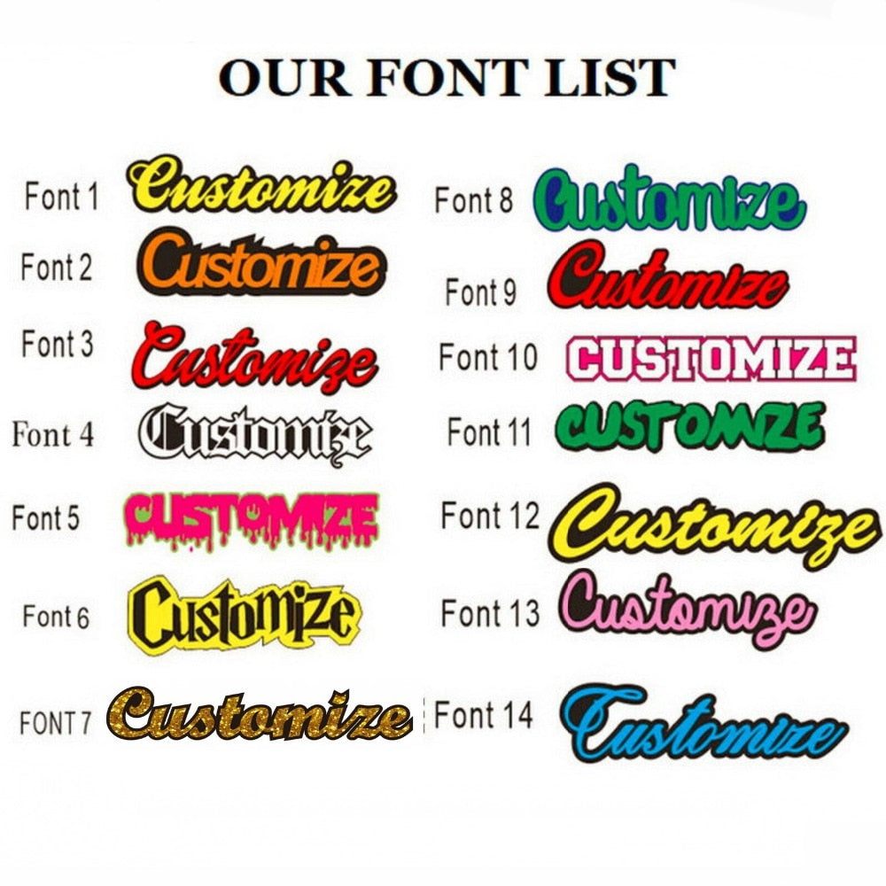 Custom Font Style List - Queendom Treasurez