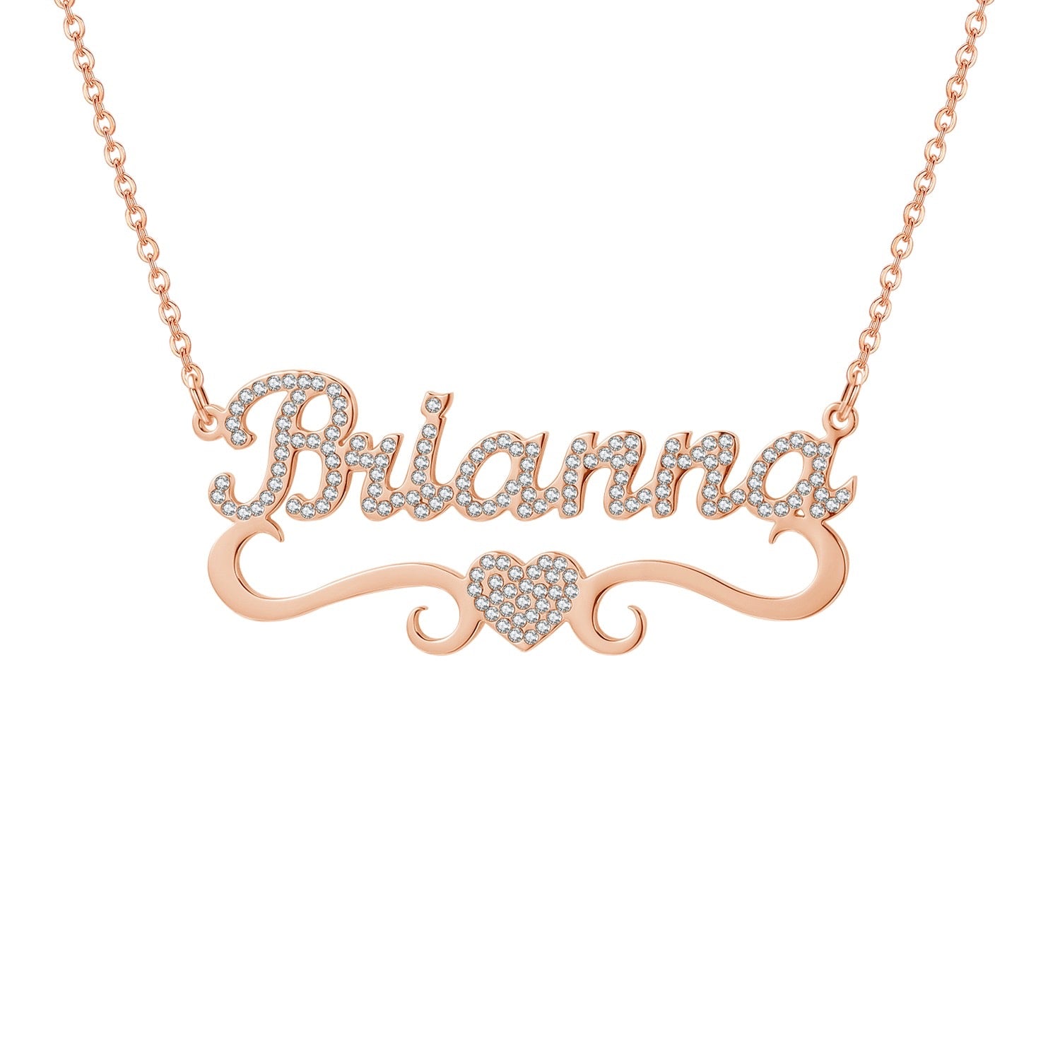 Crystal Custom Name Necklace – Queendom Treasurez