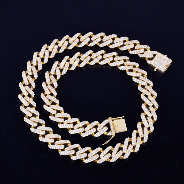 Cuban Square Link Necklace - Queendom Treasurez 