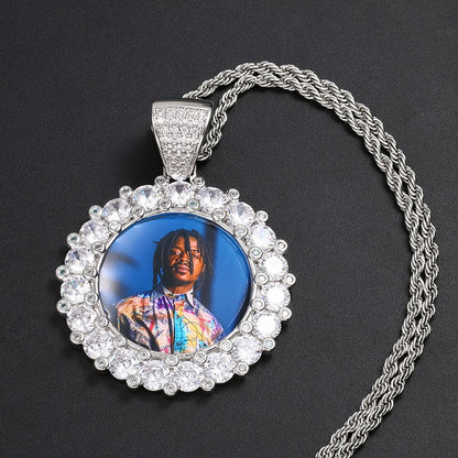 Custom Photo Medallion Necklace - Queendom Treasurez 