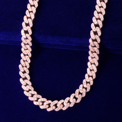 Iced Out Cuban Link Necklace - Queendom Treasurez 