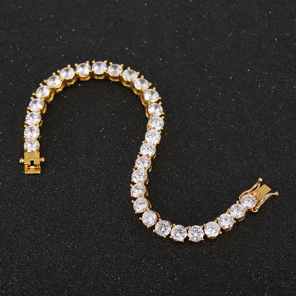 18K Tennis Bracelet - Queendom Treasurez 