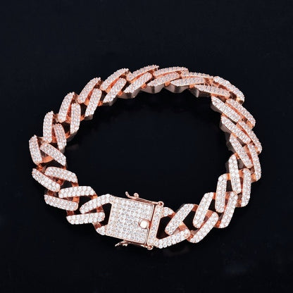 Cuban Square Link Bracelet - Queendom Treasurez 