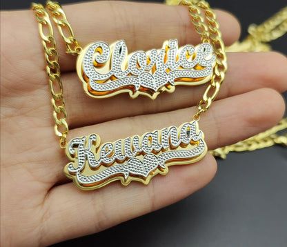 3D Custom Nameplate Necklace - Queendom Treasurez 
